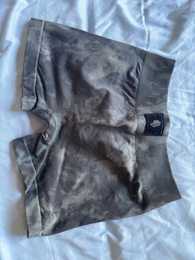 Darc Sport Katya Shorts in Gray Tie Dye